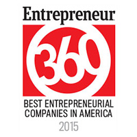 Entrepreneur360 Best Entrepreneurial Company in America, 2015