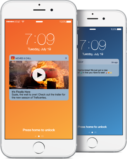 Send more effective rich push notifications with Localytics.