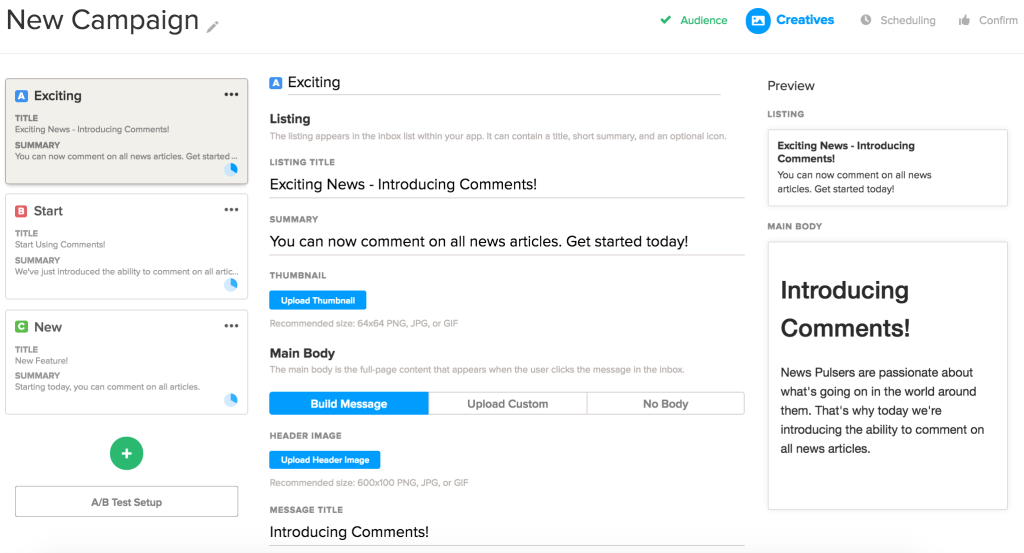 Inbox Editor