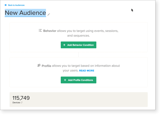 Targeting Push Notifications at Specific Users